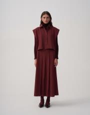 gabi etek bordo bordo