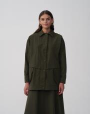 ally ceket haki haki