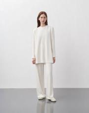 mod pantolon beyaz beyaz