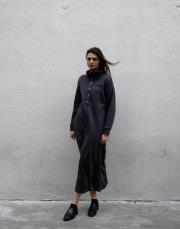 qoooq up sweat elbise füme