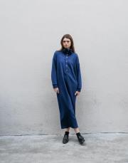 qoooq up sweat elbise lacivert