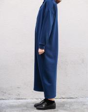 qoooq up sweat elbise lacivert 3