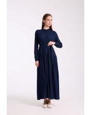 bany elbise lacivert 2