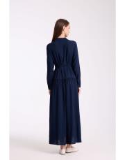 bany elbise lacivert 4