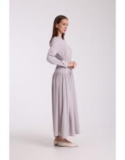 bany elbise gri gri 2