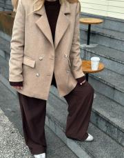 qooq up kaşe ceket camel 2