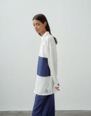 qooq up blok sweat indigo