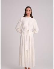 pera elbise beyaz beyaz