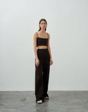 qooq up palazzo pantolon siyah