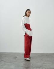 qooq up palazzo pantolon bordo