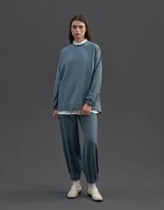 tennis sweat siyah petrol mavisi