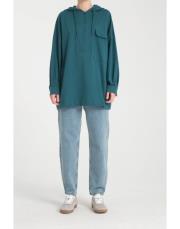 kare sweat yeşil yeşil