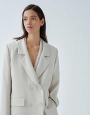 qooq up double ceket gri 3