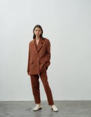 qooq up double ceket kahve 3