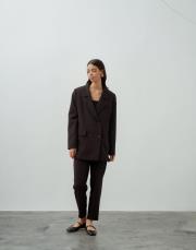 qooq up double ceket siyah 2