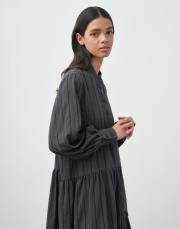 qooq up çizgi elbise siyah 3