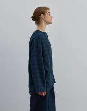 çizgili ince triko yeşil yeşil 2