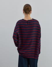 çizgili ince triko kırmızı kırmızı 3