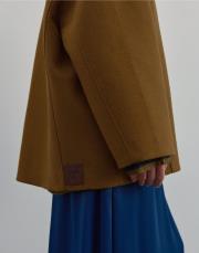 kısa kaşe kaban kahve kahve 3