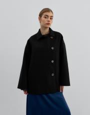 kısa kaşe kaban siyah siyah