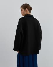 kısa kaşe kaban siyah siyah 3