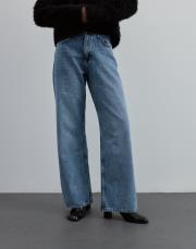 düz kesim jean mavi mavi