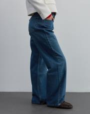 düz kesim jean koyu mavi koyu mavi 2