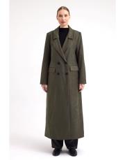 süet kaban haki haki