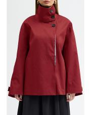 kısa trenç kırmızı kırmızı