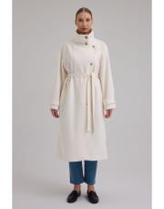 kruvaze kapama kaban ekru ekru