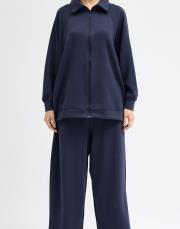 yarasa kol modal sweat lacivert lacivert