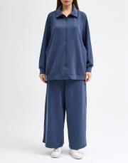 yarasa kol modal sweat indigo ındigo