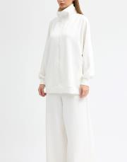 yarasa kol modal sweat ekru ekru