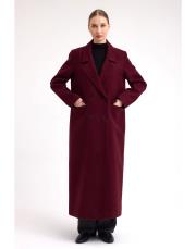 kaşe kaban bordo bordo