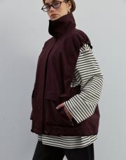 kol büzgülü yelek bordo bordo 2