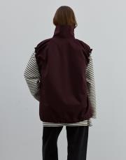 kol büzgülü yelek bordo bordo 3