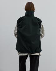 kol büzgülü yelek haki haki 2