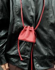 büzgülü mini çanta kırmızı kırmızı 3