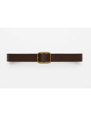 antik sarı tokalı suni deri kemer kahve acı kahve 2