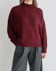 kısa triko kazak mürdüm mürdüm 2