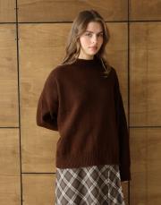 kısa triko kazak kahve kahve 2