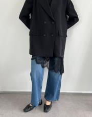 dantel etek siyah siyah