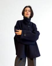 lacivert kısa kaban lacivert