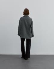 kısa kaşe kaban gri gri 4