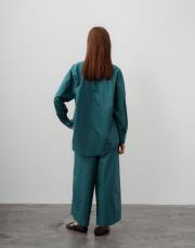 qooq up palazzo pantolon petrol mavisi 3