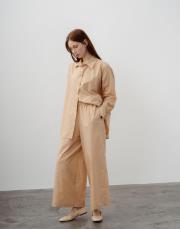 qooq up palazzo pantolon bej