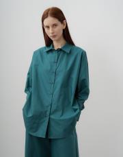 qooq up boyfriend gömlek petrol mavisi 2