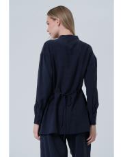 tencel takım lacivert lacivert 4