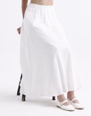 qooq up kloş etek beyaz 3